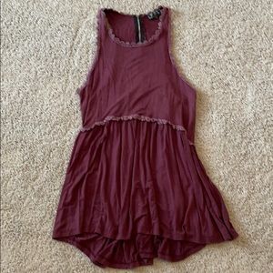 Maroon racerback top